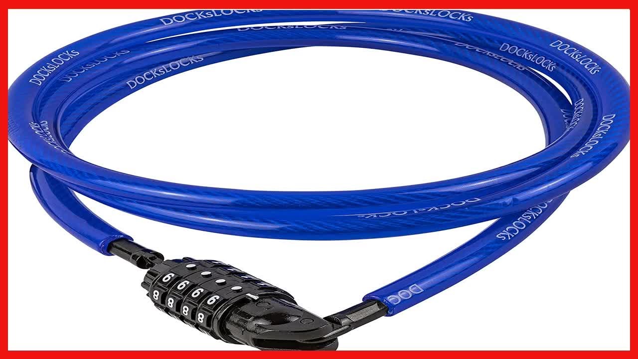 DocksLocks AntiTheft Weatherproof Straight Security Cable with