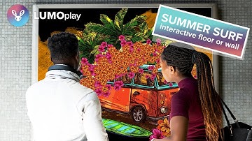 Summer Surfing - Interactive floor or wall effect from LUMOplay