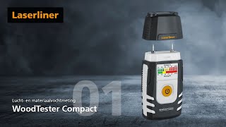 Lucht- en materiaalvochtmeting - Laserliner - WoodTester Compact - 082.004A