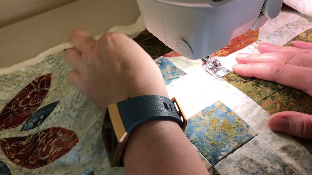 5.4 Learn to Quilt Stitch in the Ditch YouTube