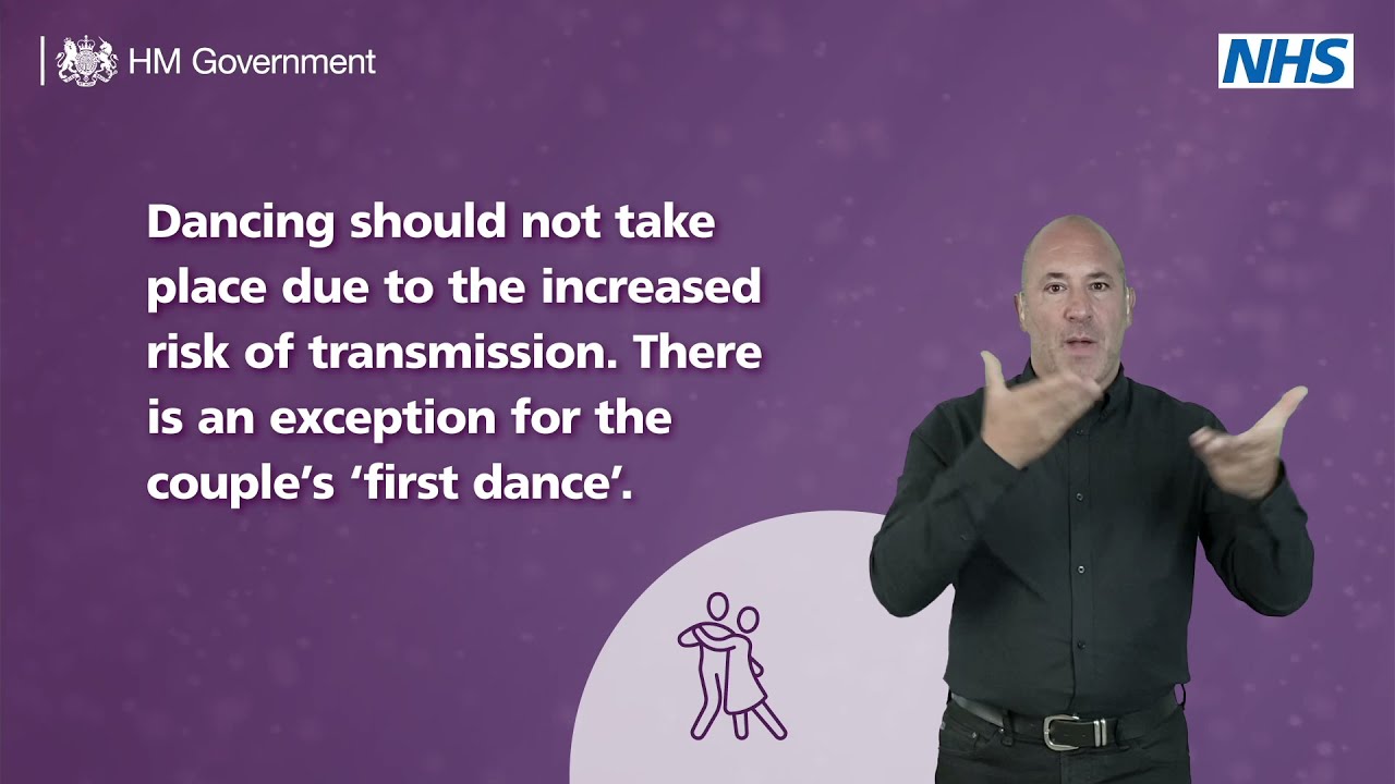 Weddings - June 2021 Coronavirus restrictions changes BSL