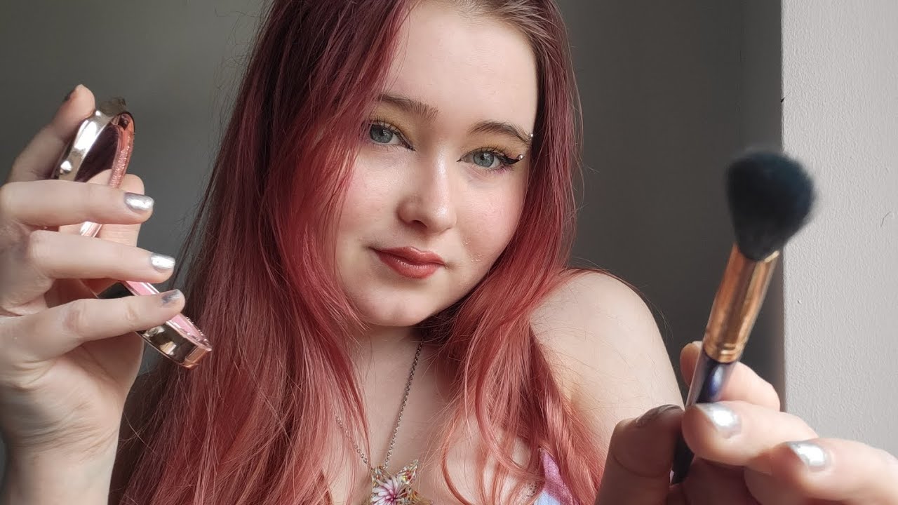 ASMR Ditzy Stranger Does Your Makeup in a Public Bathroom (she lacks boundaries)