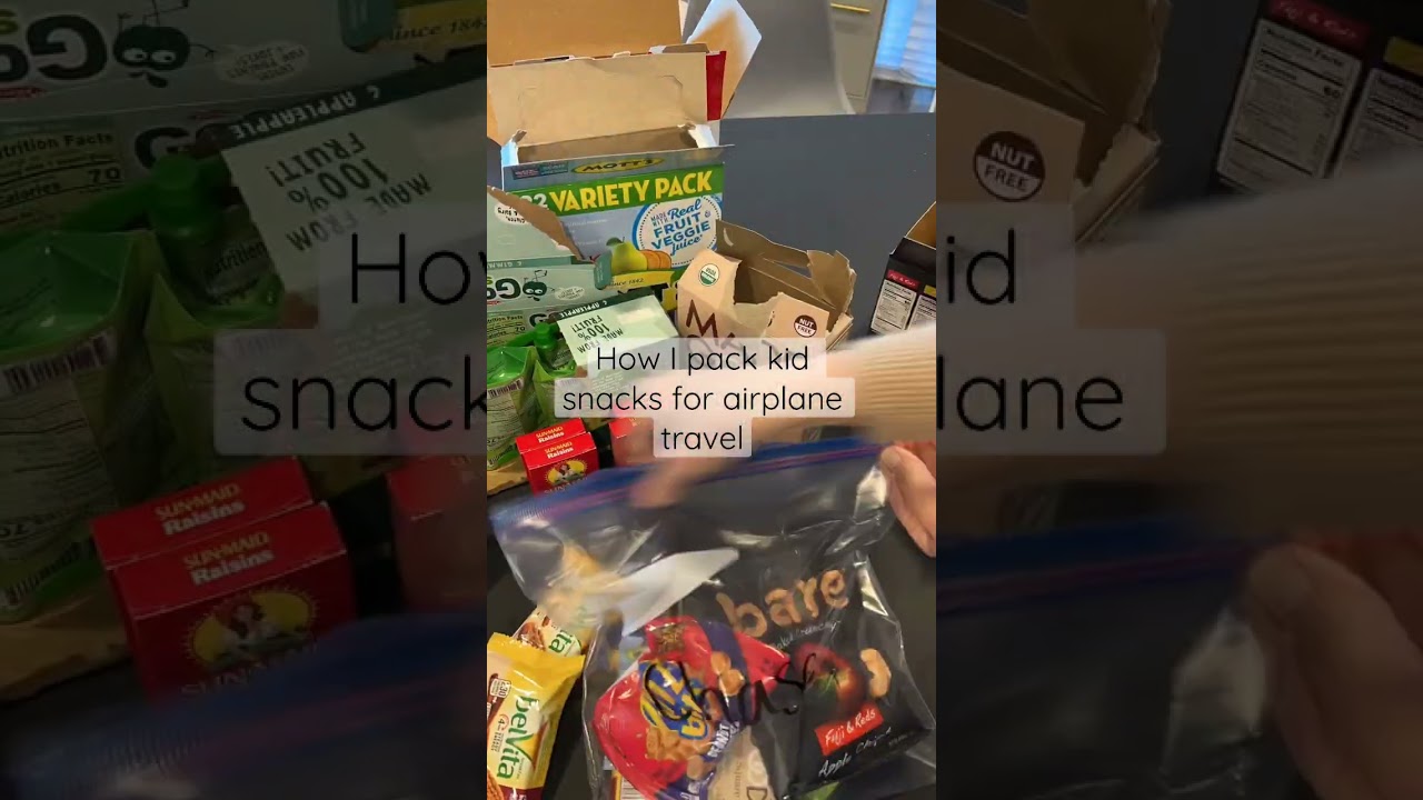 Kid Snacks for plane Kid Snacks for plane