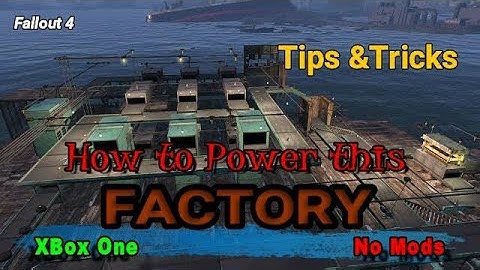 Fallout 4 Manufacturing Tips and Tricks Electrical