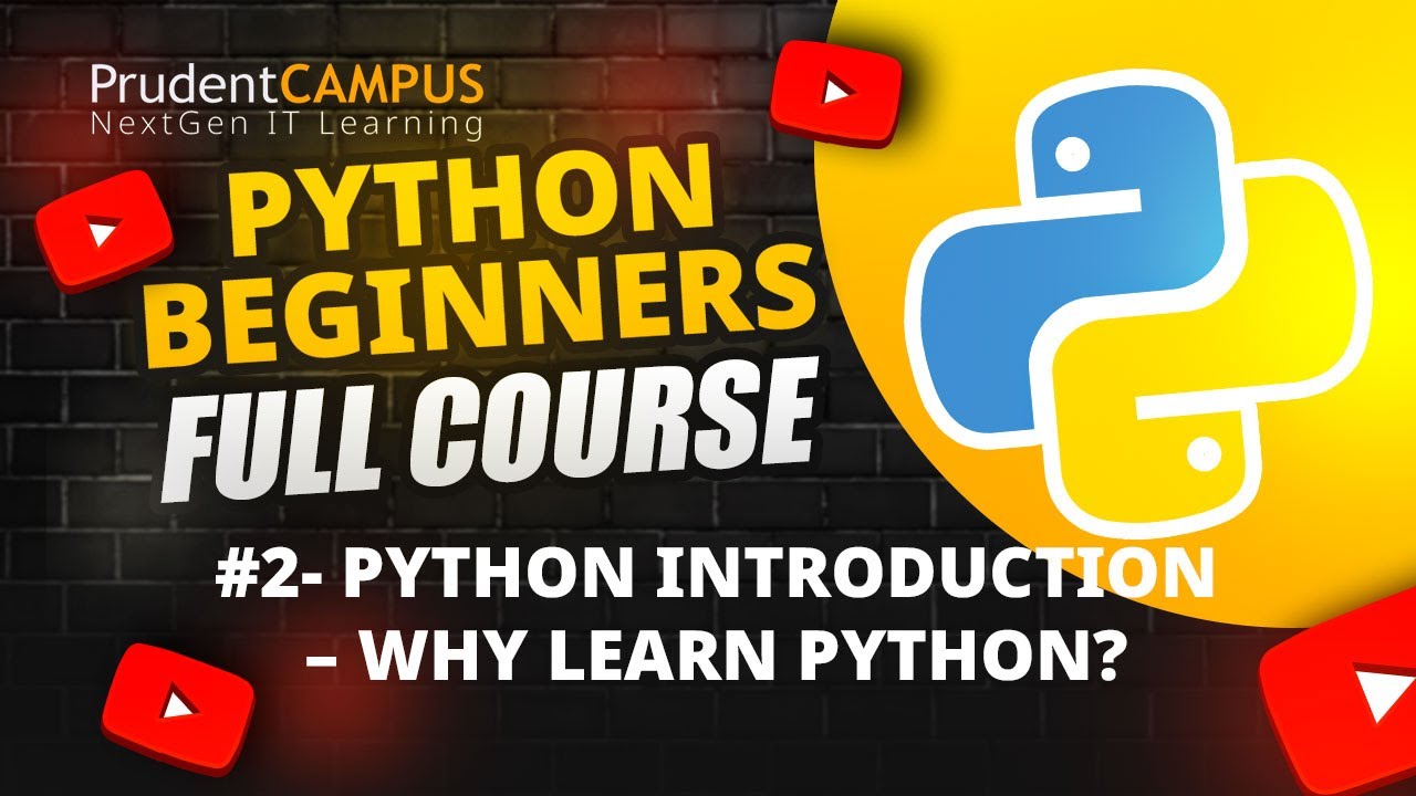 2️⃣ Python Introduction – Why Learn Python? - YouTube