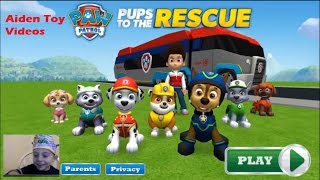 Paw Patrol Rescue Run - Gameplay With Aiden | Episode 1