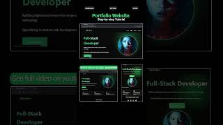 🚀 Portfolio Website | Responsive HTML, CSS & JS | MZCode01 #website #coding #shorts #css #html #js