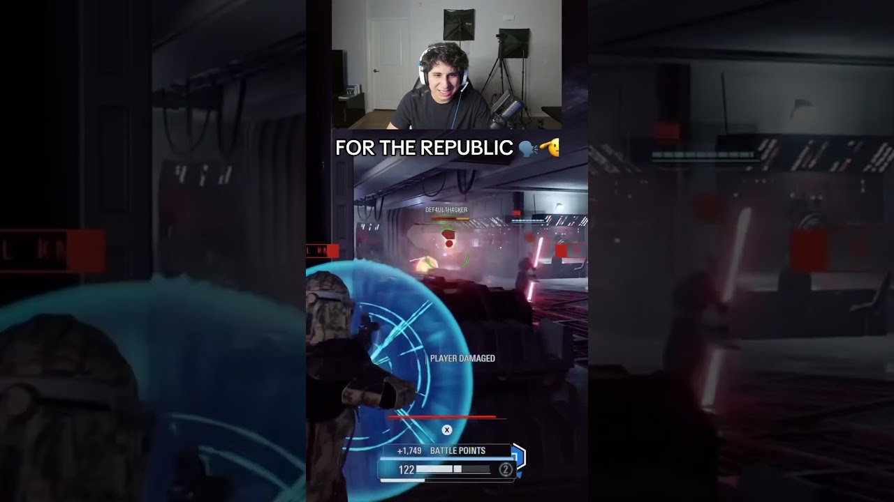 FOR THE REPUBLIC 🫡 #starwars #disney #clonewars #shorts #funny #gaming #battlefront2