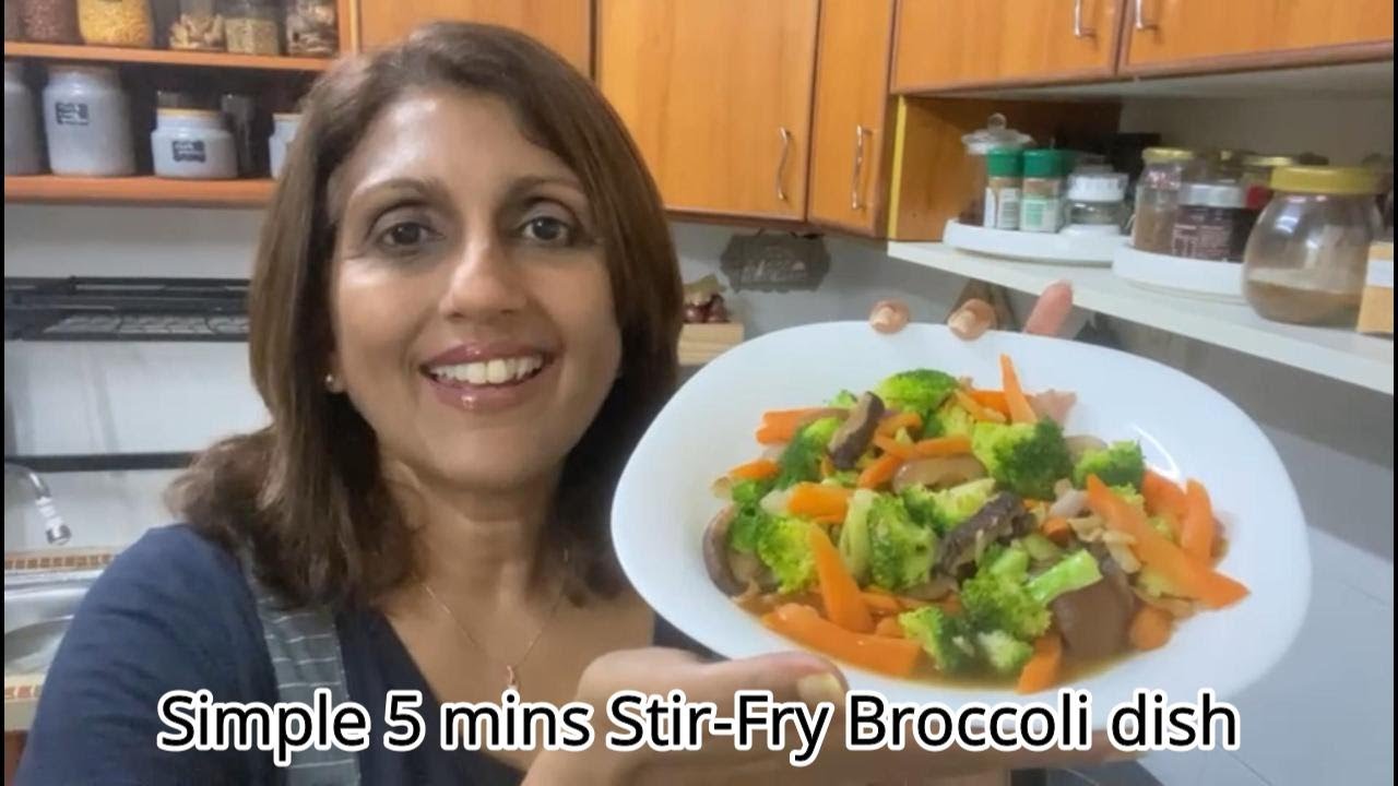 Simple 5minute stirfry broccoli dish YouTube