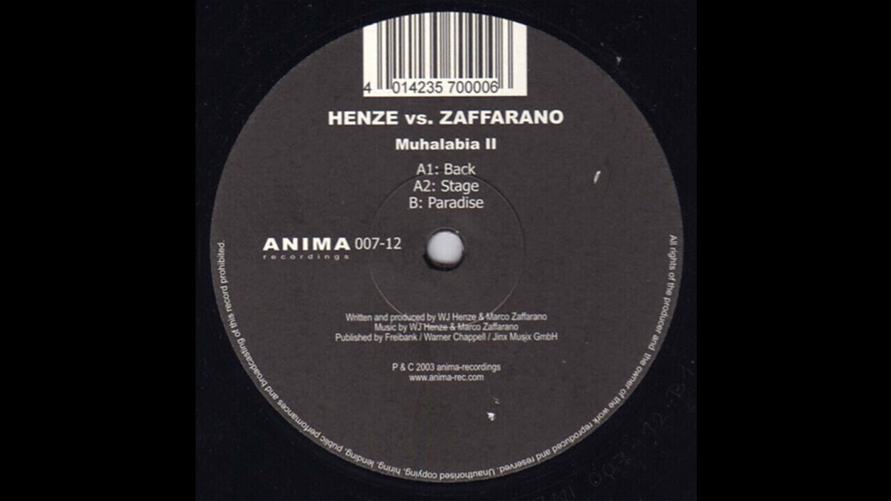 Watch Henze vs. Zaffarano - Back (Techno 2003) on YouTube Watch Henze vs. Zaffarano - Back (Techno 2003) on YouTube