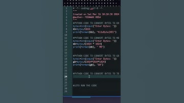 Python | Bytes to KB, MB, GB, & TB |  #python #codeing #howto #technology
