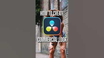 Create COMMERCIAL LOOK in Davinci Resolve!🧑‍💻 #davinciresolve