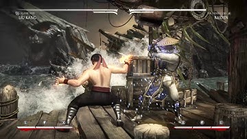 new legit liu kang flame fist block string