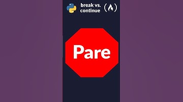 Python break vs. continue | Diferencia y Ejemplo #Shorts