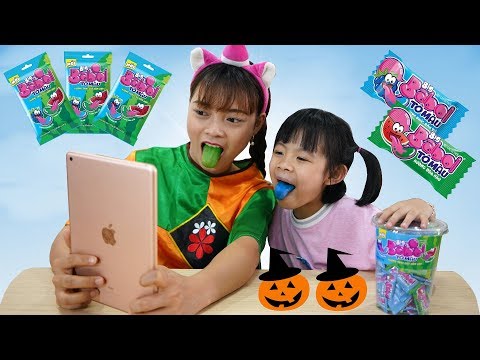 #1 Trò Chơi Ăn Kẹo Bigbabol Tô Màu Hóa Trang Halloween ❤ AnAn ToysReview TV ❤ Mới Nhất