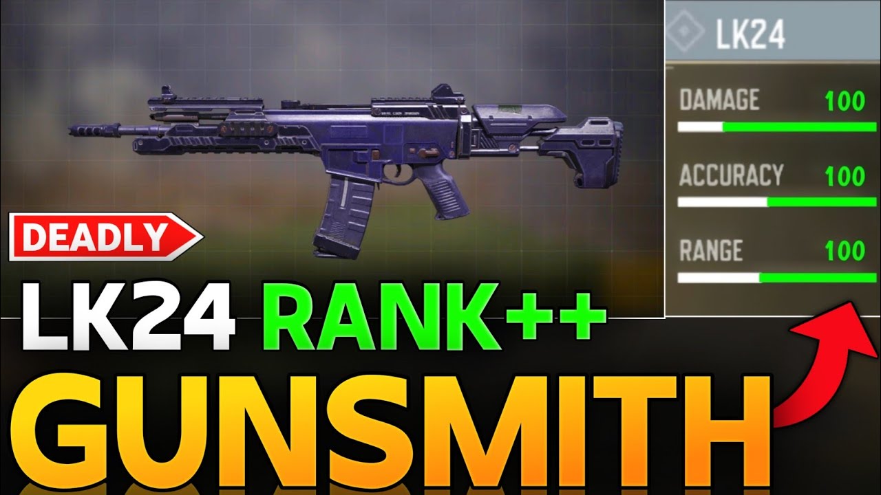 ЛУЧШИЙ ОРУЖЕЙНИК LK-24 В CALL OF DUTY MOBILE | LK-24 ВЫСОКАЯ МОБИЛЬНОСТЬ + ТОЧНОСТЬ СМЕРТЕЛЬНЫЙ Р...