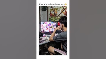 Subscribe for more coding tips⬆️ Fire alarm in online class😳#trending #coding #ai #viral