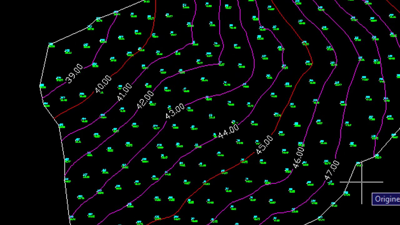 Covadis: Chargement de semi de points, MNT, Coupe de terrain.