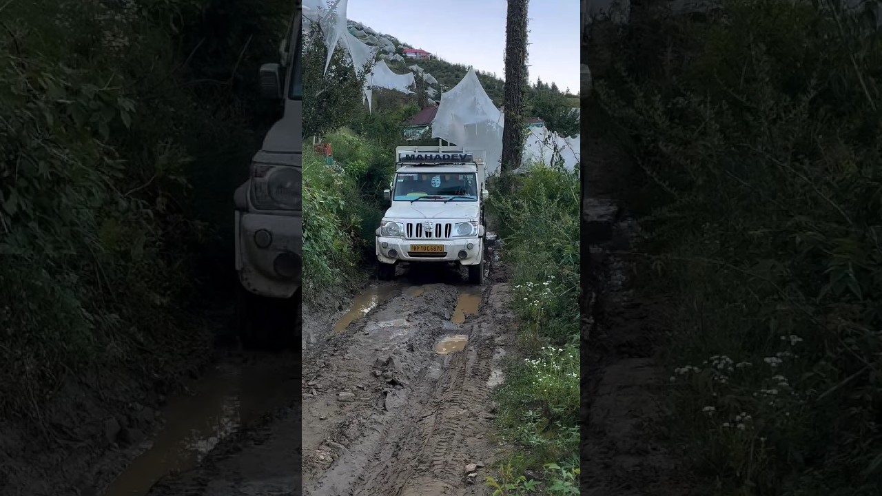 Off roading Himachal most popular vehicle Bolero pickup 4x4 💪🤘😎