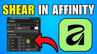 How To Shear In Affinity Designer (2026) (Best Method)