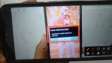 How to fix Kotak Mahindra Bank application needs network to proceed problem solve