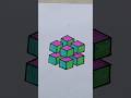 how to make 3d model of 3d shapes #drawing #foryou #shortsfeed #youtubeshorts #ytshorts #shorts
