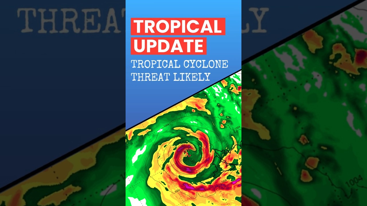 Tropical Cyclone Impact Threat?! #weather #australia #cyclone
