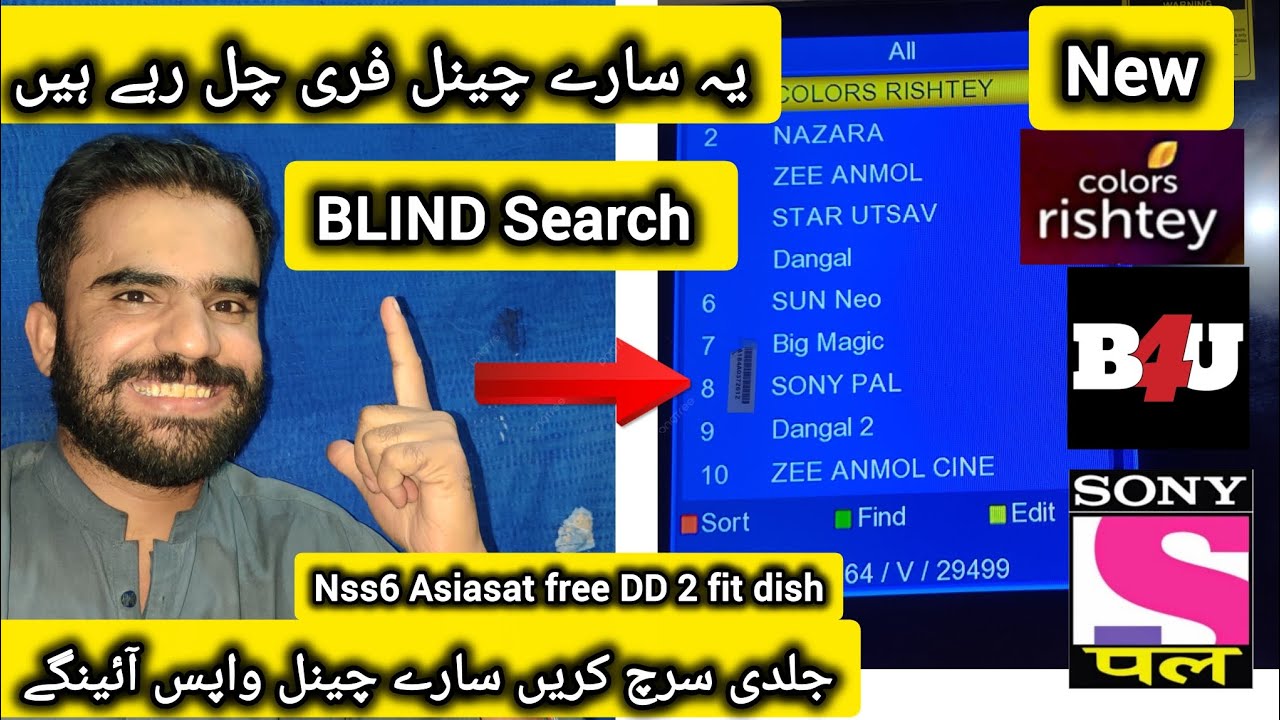 Free DD Nss6 Dish Antenna receiver Blind search| New Channels Update| Dish Receiver Tuning 
