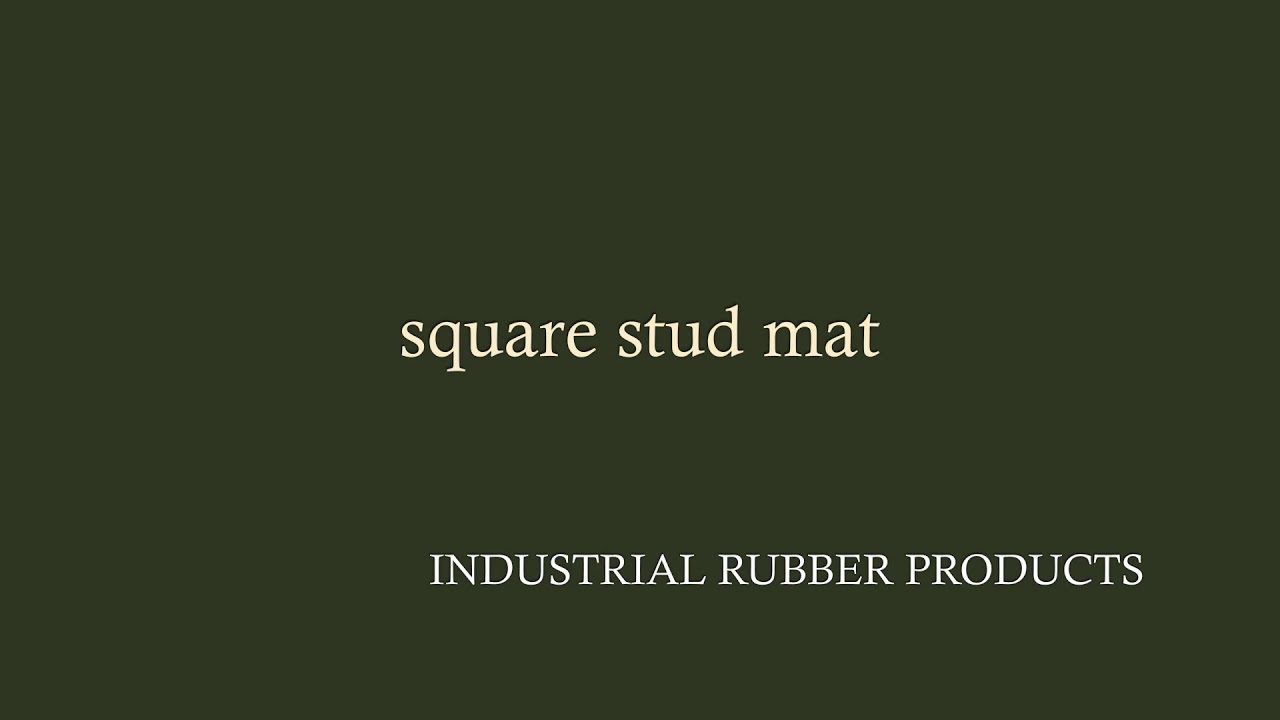 SQUARE STUD RUBBER MAT