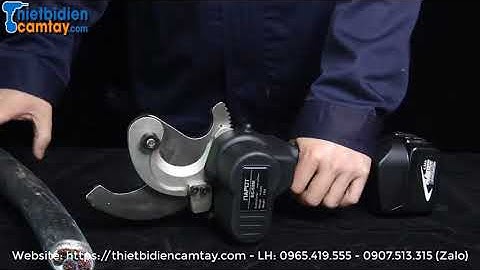 Máy cắt cáp thủy lực dùng pin ec 50m