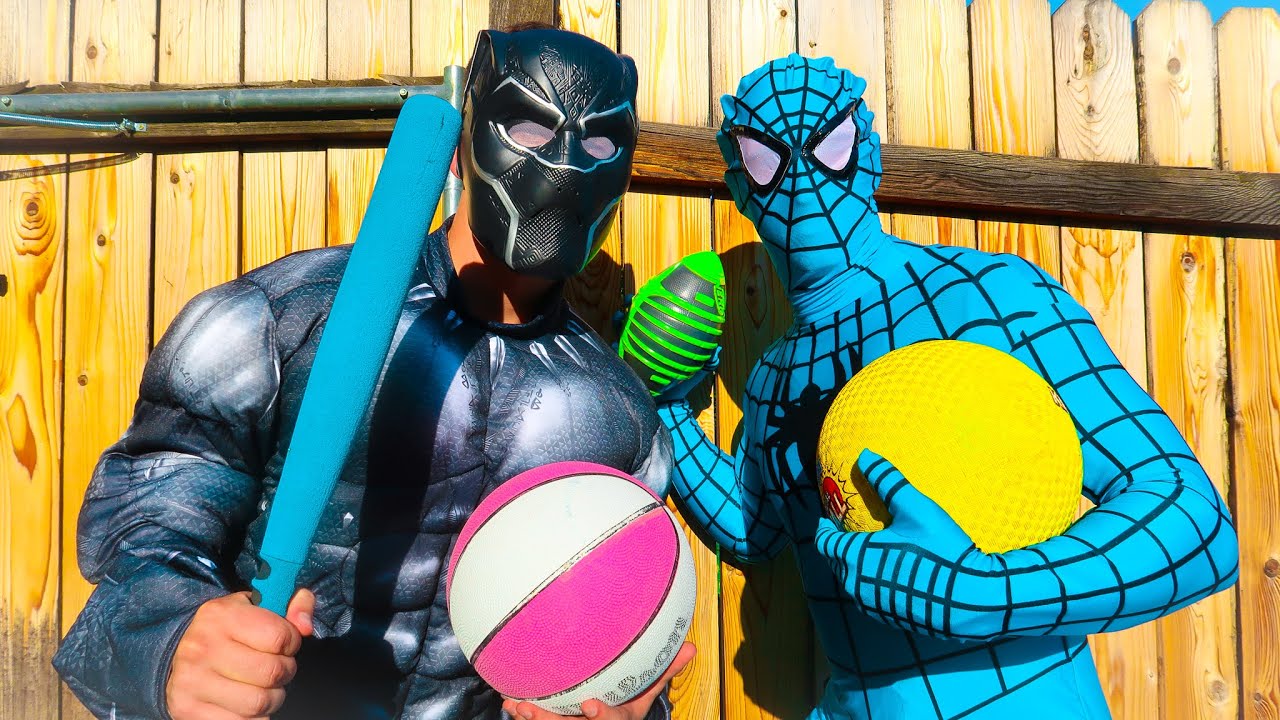 Gary & Barry watch superhero sports on TV!