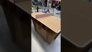 Trying Small Table Tennis Paper Table In Decathlon