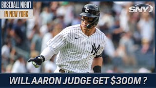 Full Will Aaron Judge get a $300M contract in the offseason | Baseball Night in NY | SNY Guide