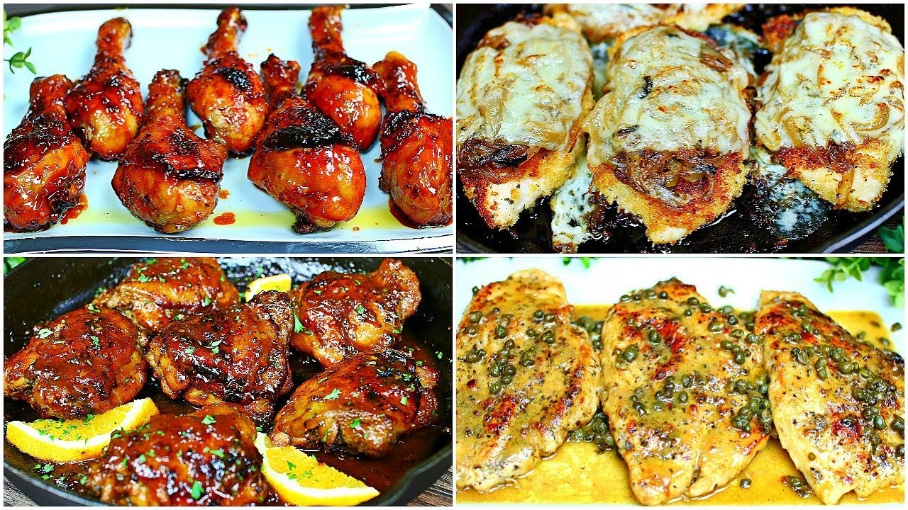 5 Easy Chicken Recipes - Chicken Dinner Recipes - YouTube