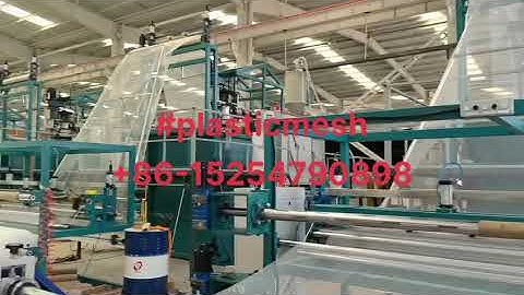 Plastic extruded netting machine manufacture Dingyuan machinery+86-15254790898