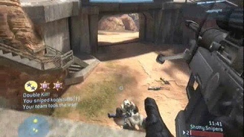 Crazy Halo 3 Double kill NO SCOPE!