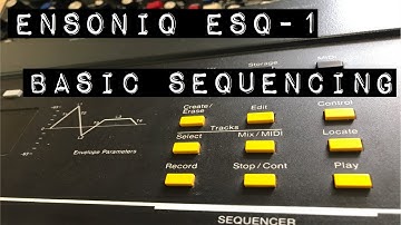 Ensoniq ESQ-1, Simple Step Sequencing ( Creating Arp )