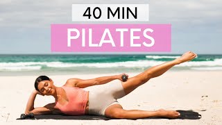40 MIN FULL BODY WORKOUT || Intermediate Pilates With Weights