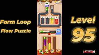 🎮 Farm Loop Level 95 | Flow Puzzle walkthrough | Solutionguruji