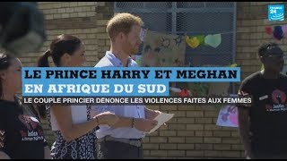 En Afrique du sud, le prince Harry et Meghan dénoncent les violences faites aux femmes