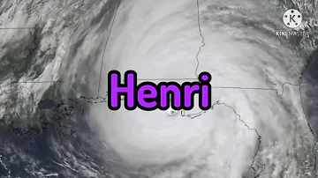 Hypothetical Track of Hurricane Henri (2021)
