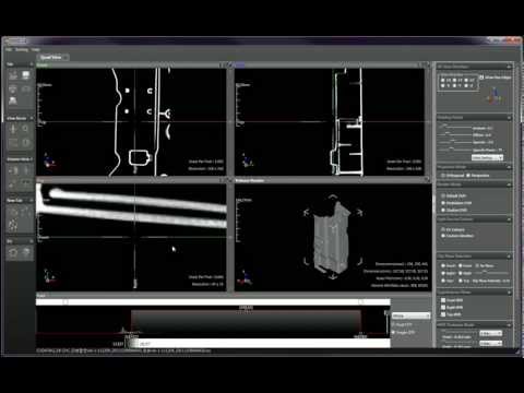 3D CT Volume Visualization of a Engine head Cover by the VX3D and  VXPI