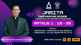 Download Lagu Jamita Malam Natal | Mateus 1 : 18 - 25 MP3