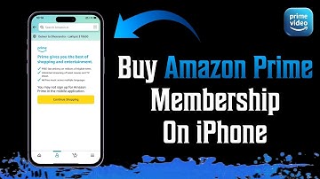 How To Buy Amazon Prime Membership On iPhone | 2024
