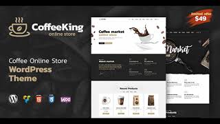 Coffee King - Coffee Shop, Coffee House and Online Store WordPress Theme | Themeforest Website screenshot 5