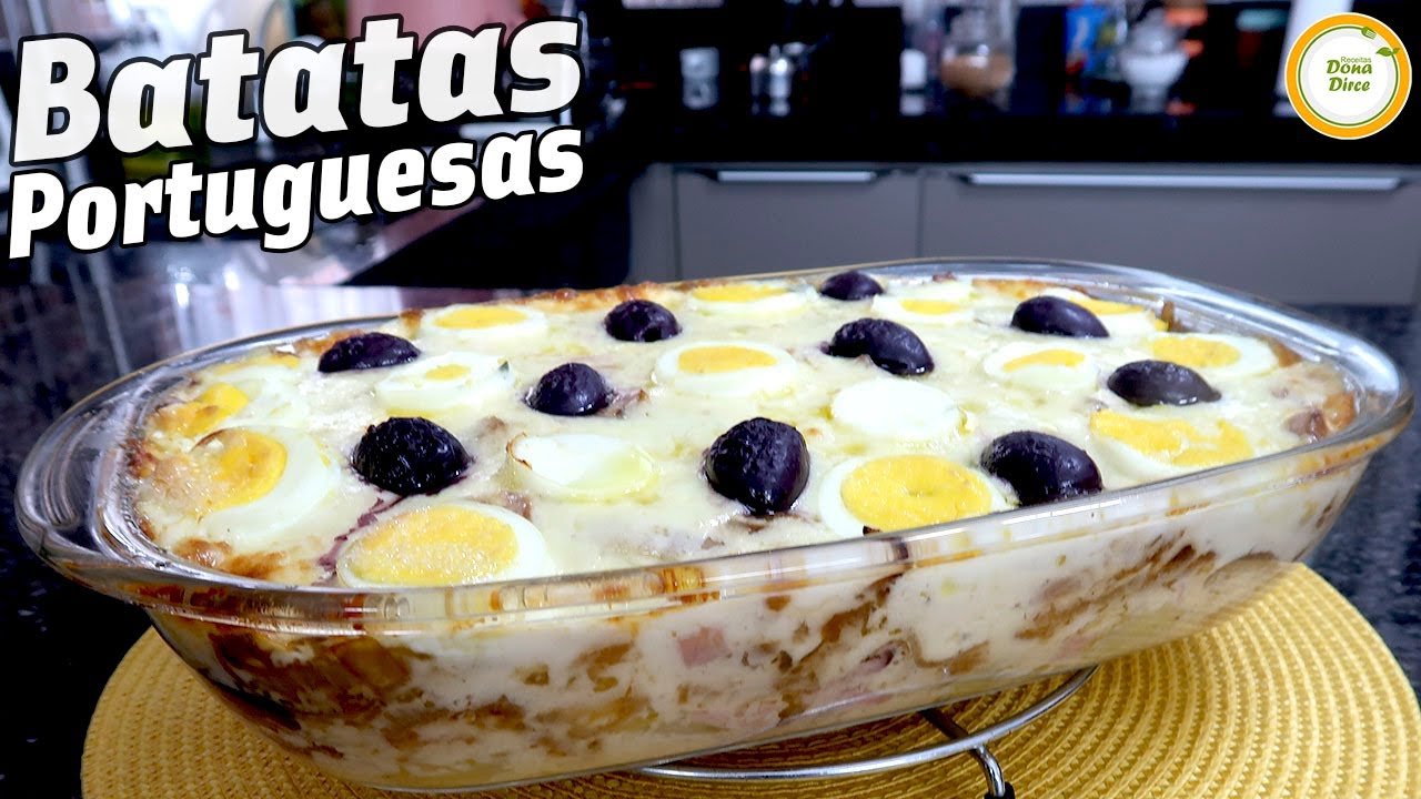 UMA RECEITA PORTUGUESA ORIGINAL | BATATAS À PORTUGUESA | BATATAS AO MOLHO BRANCO | BATATA MOLHO #962