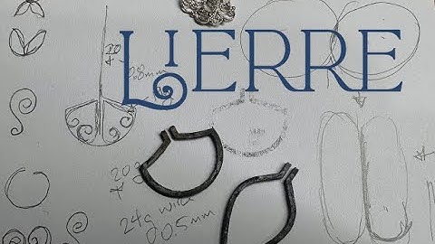 Designing your filigree jewelry. Part 1  of Soldering Stencils with Lierre.