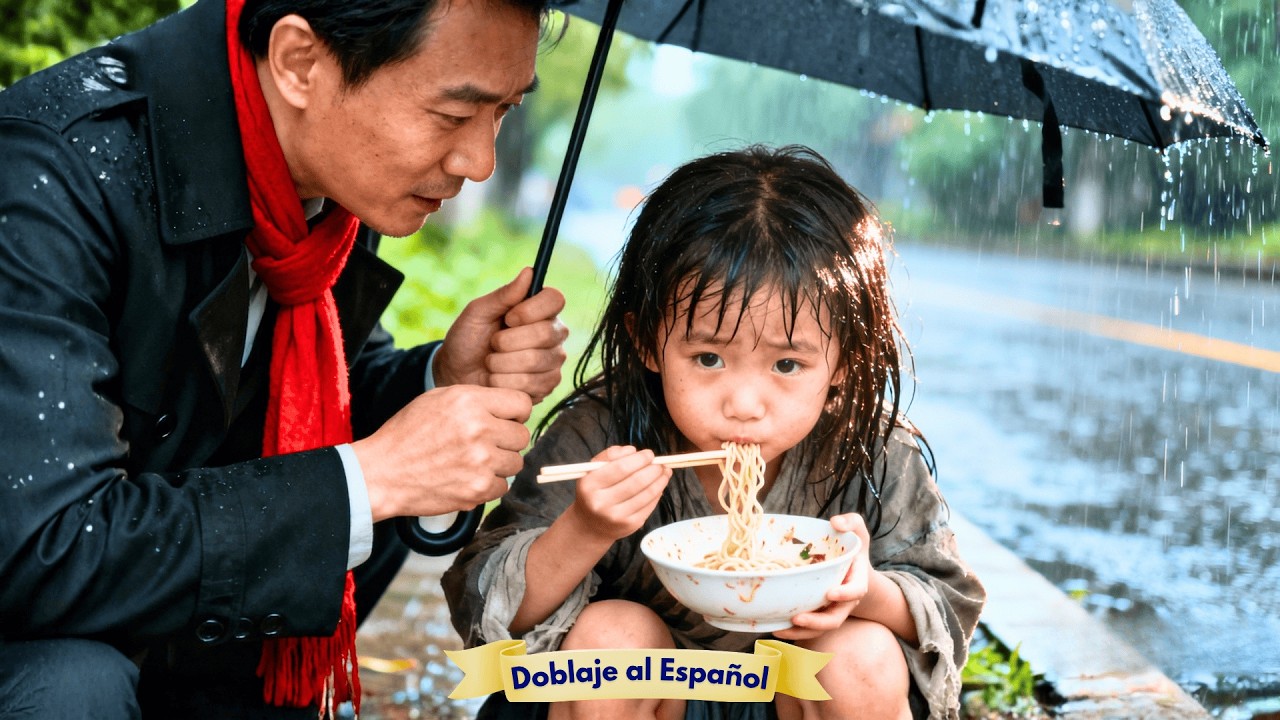 Le dio fideos a una niña pobre. Él lo perdió todo, ¡y ella vuelve con billones a pagarle!