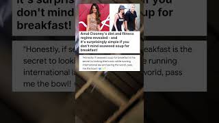 Amal Clooney's diet and fitness regime revealed - and it's surprisingly simple if ... #celebrity