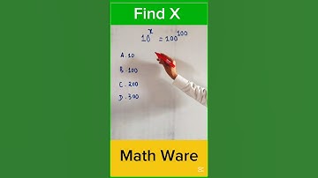 Find X #math #shorts